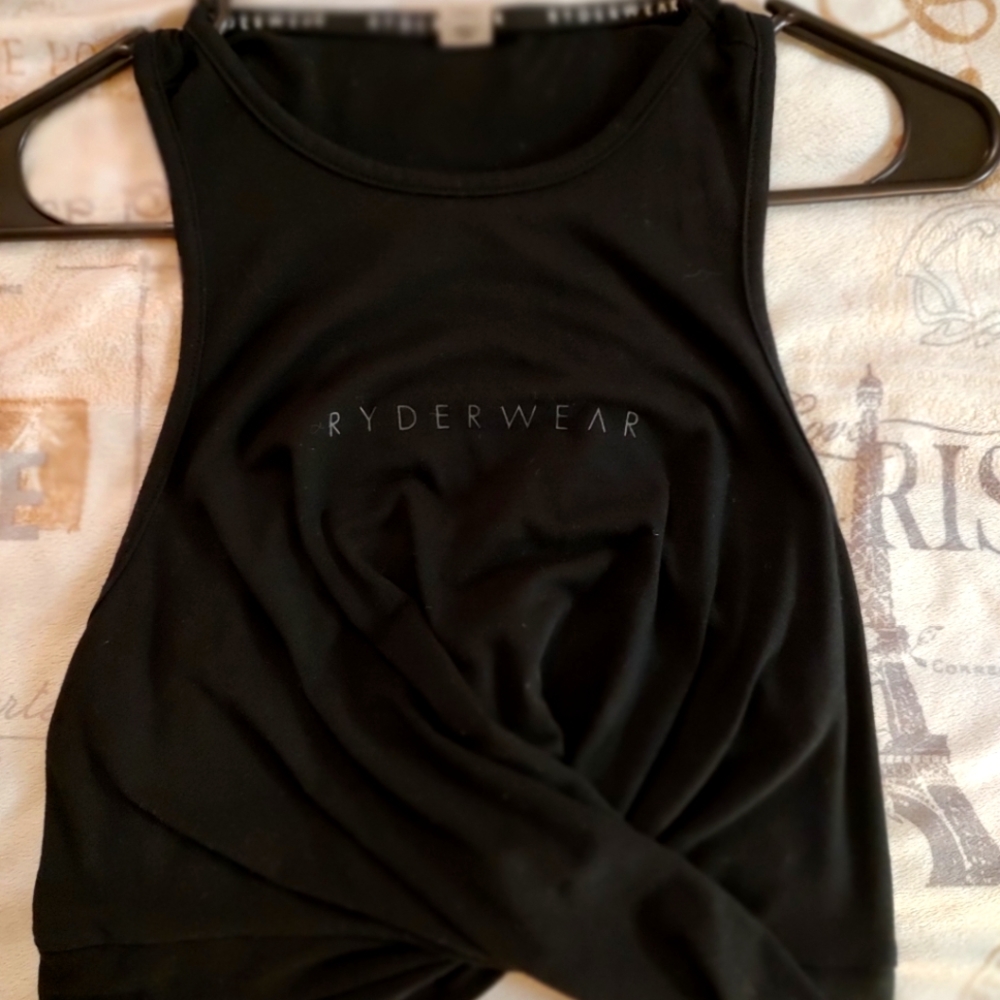Ryderwear, Replay Crossover tank, size small, black